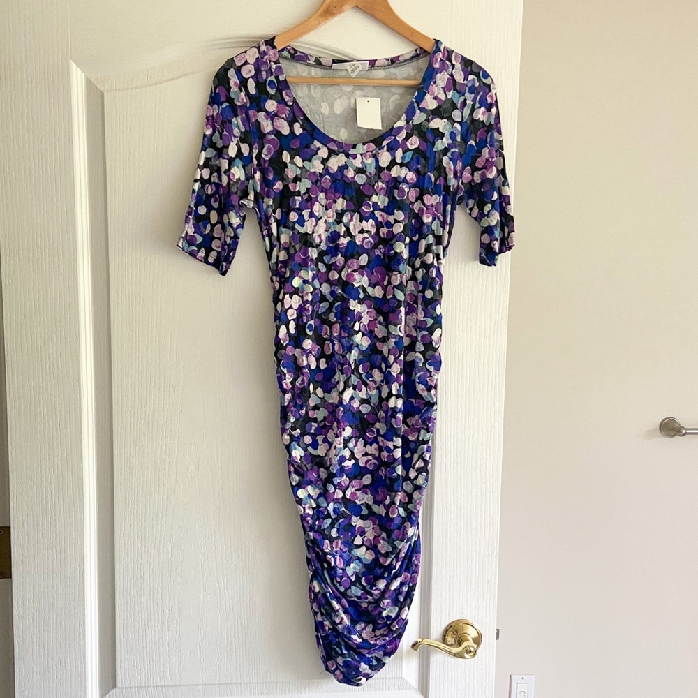 Maternity Side Ruches Dress